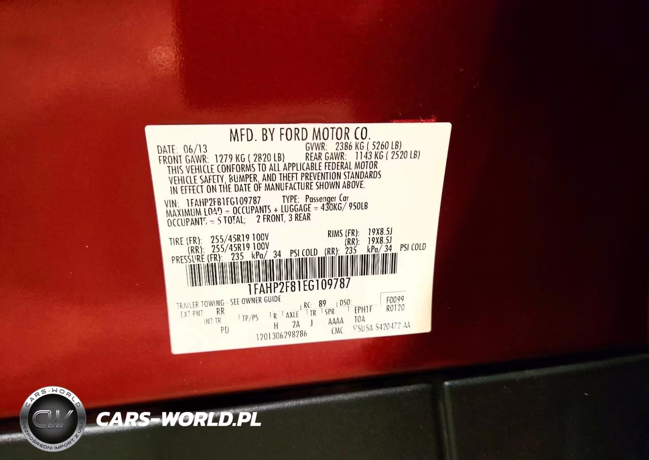 2014 Ford Taurus Limited VIN:1FAHP2F81EG109787 - 12