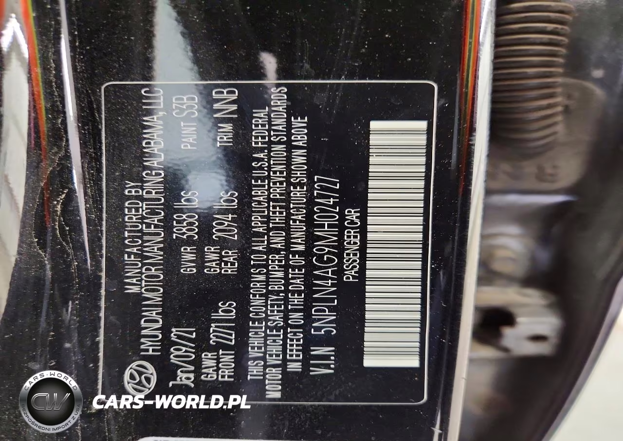 2021 Hyundai Elantra VIN:5NPLN4AG9MH024727 - 12