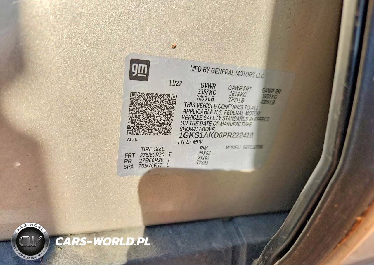 2024 GMC Yukon Sle VIN:1GKS1AKD6PR222418 - 13