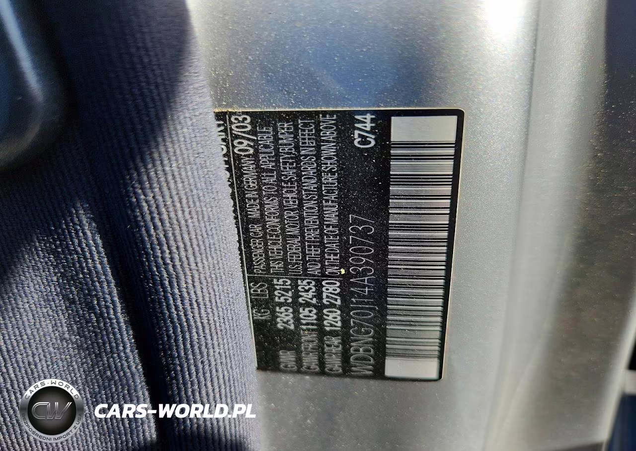 2004 Mercedes-Benz S 430 VIN:WDBNG70J14A390737 - 12
