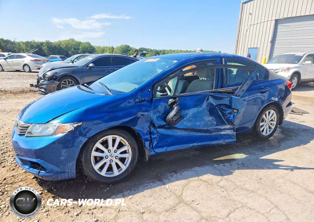2012 Honda Civic Ex VIN:2HGFB2F84CH540126 - 1
