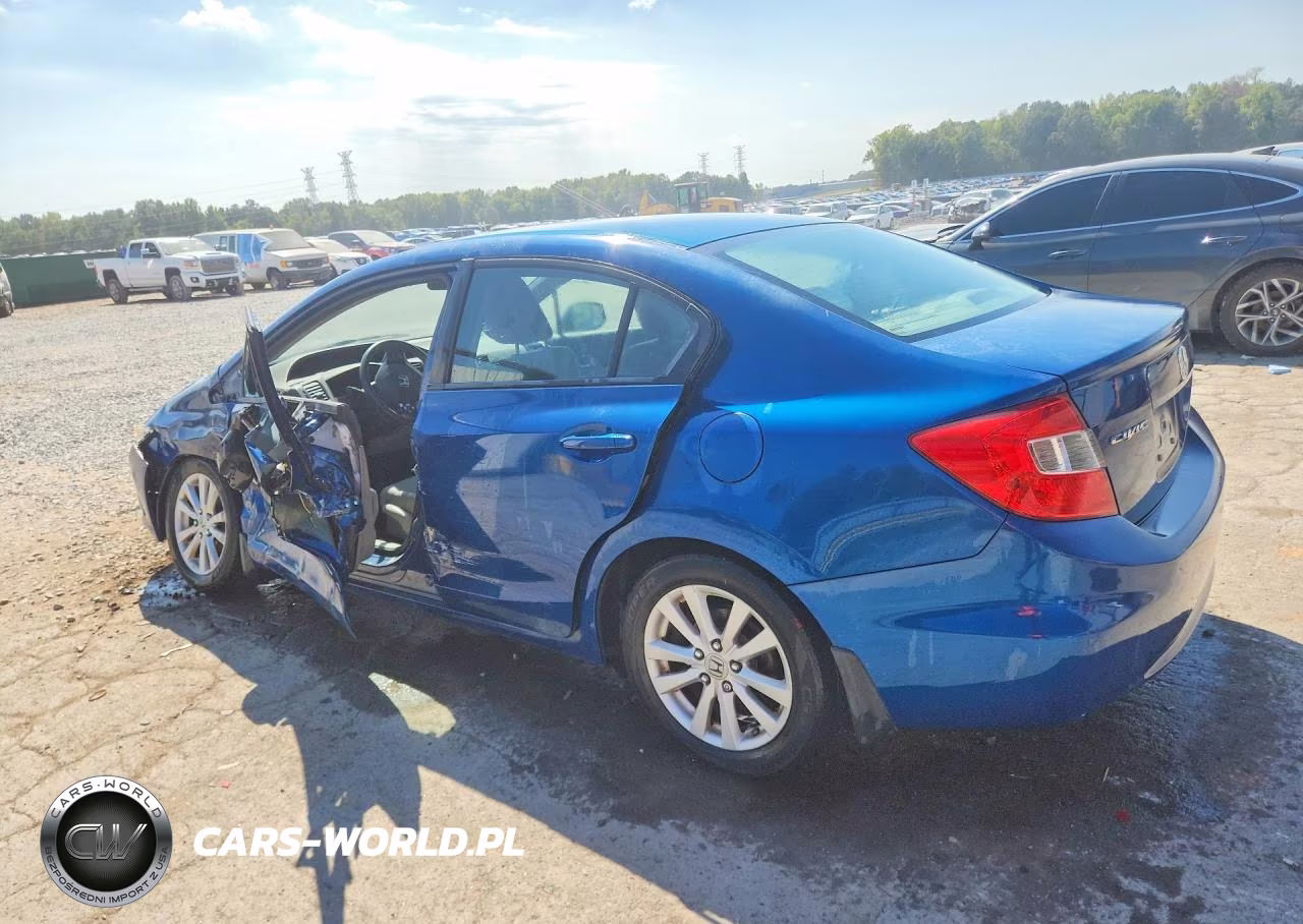 2012 Honda Civic Ex VIN:2HGFB2F84CH540126 - 2