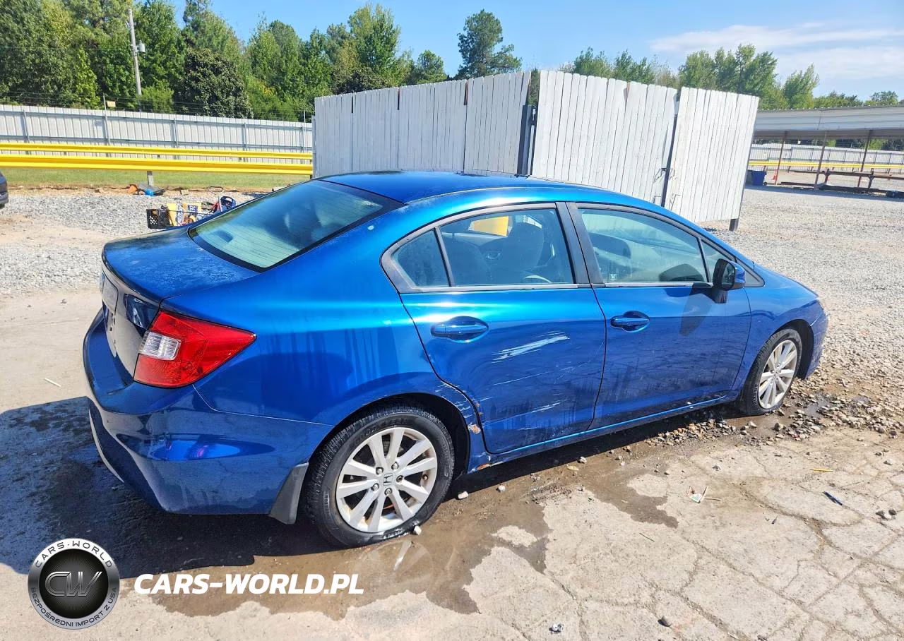 2012 Honda Civic Ex VIN:2HGFB2F84CH540126 - 3