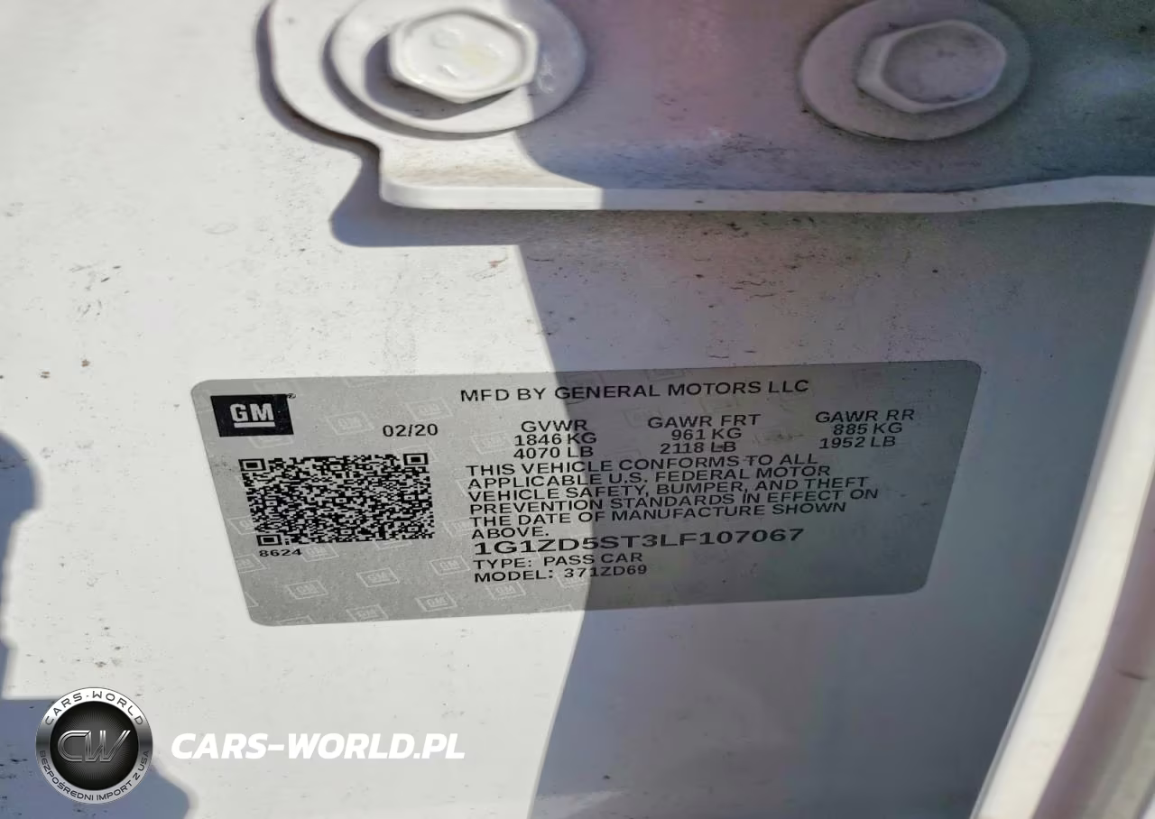 2020 Chevrolet Malibu Fwd Lt VIN:1G1ZD5ST3LF107067 - 13