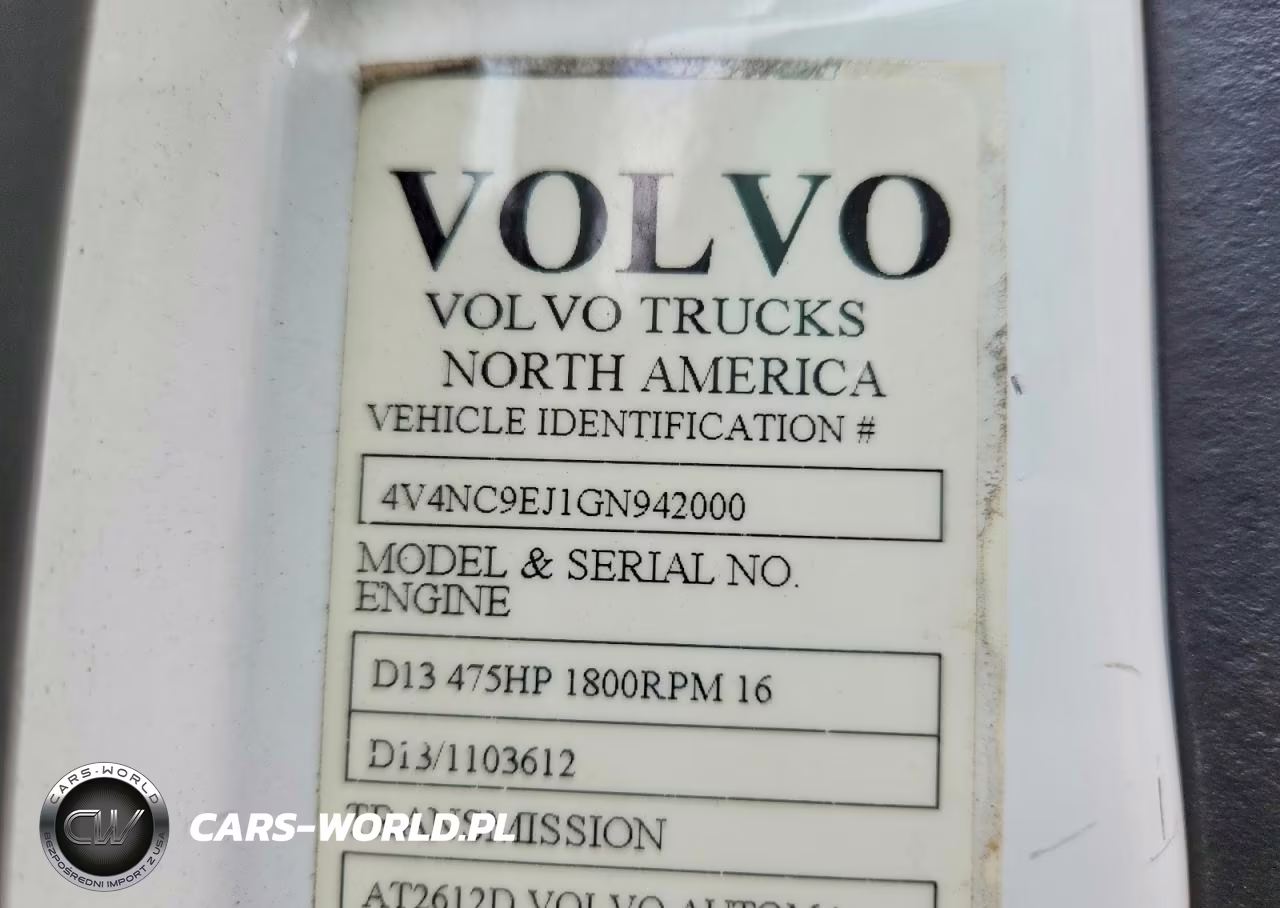 2016 Volvo Vn Vnl VIN:4V4NC9EJ1GN942000 - 12