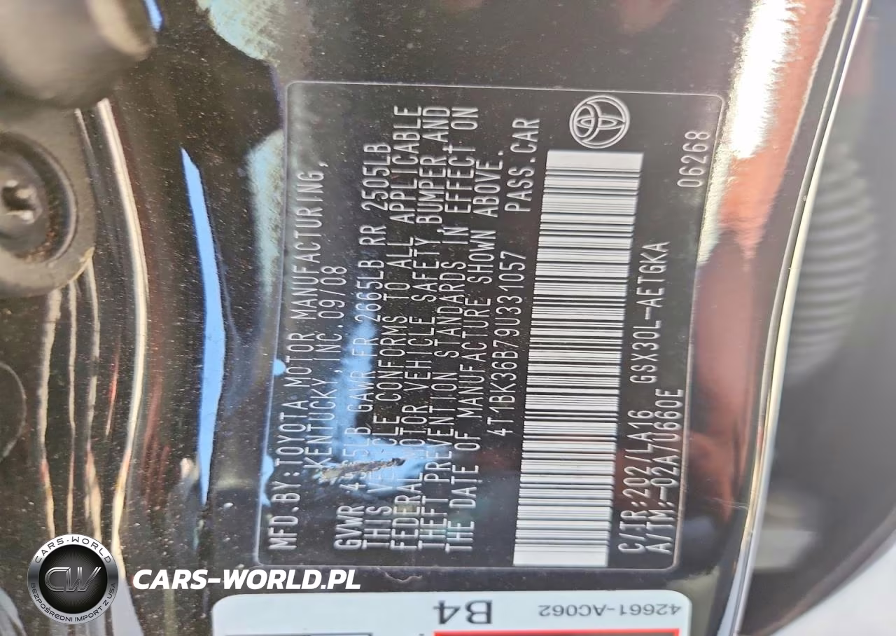2009 Toyota Avalon Xls VIN:4T1BK36B79U331057 - 12
