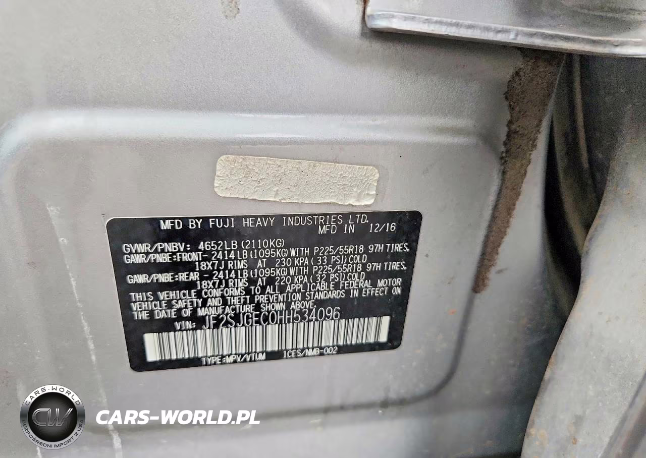 2017 Subaru Forester 2.0Xt Premium VIN:JF2SJGEC0HH534096 - 13