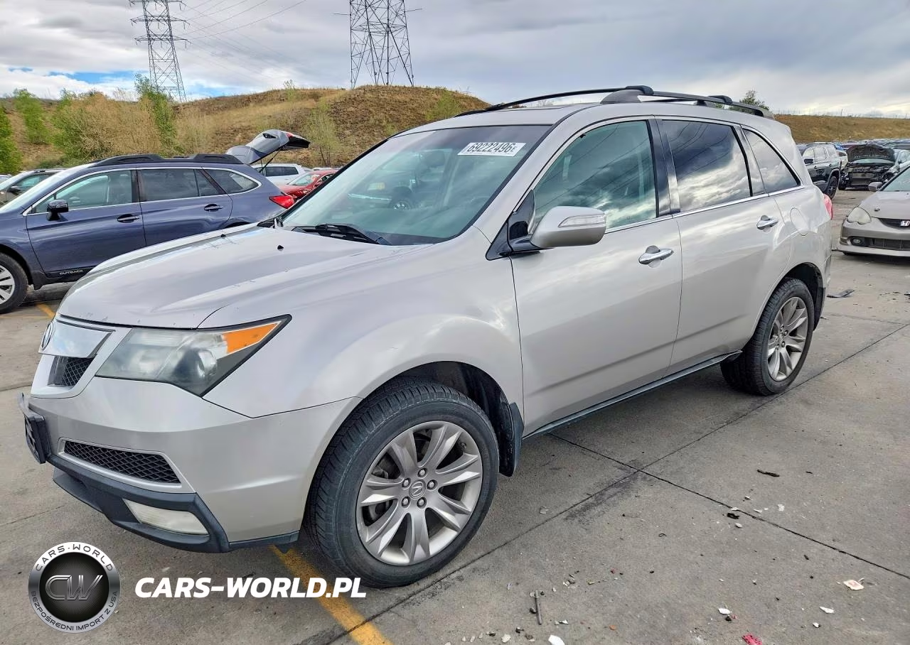 2012 Acura Mdx Advance VIN:2HNYD2H82CH550601 - 1