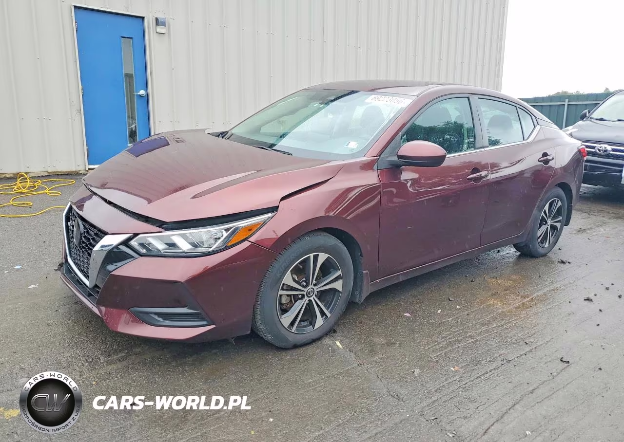2022 Nissan Sentra Sv VIN:3N1AB8CV7NY221132 - 1
