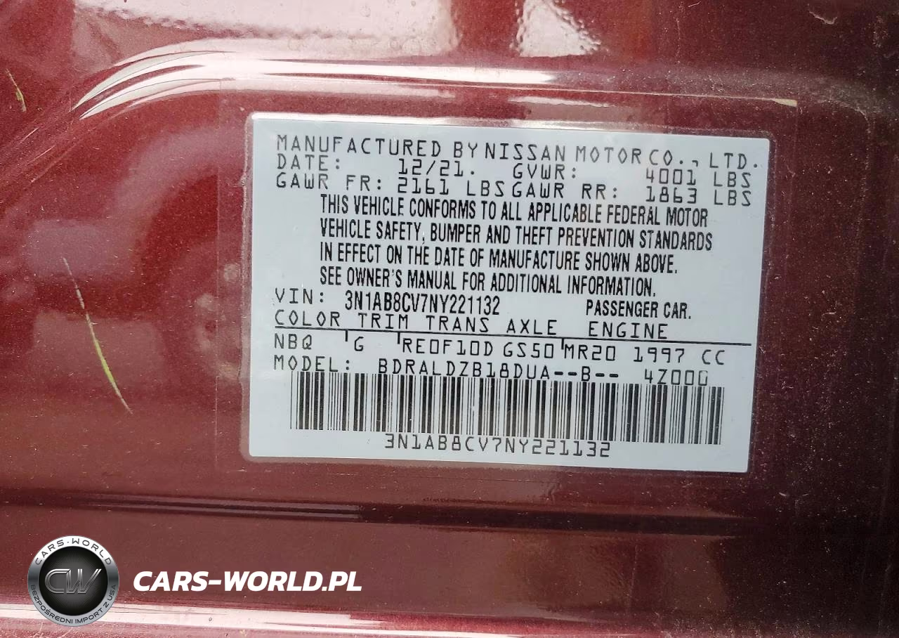 2022 Nissan Sentra Sv VIN:3N1AB8CV7NY221132 - 12