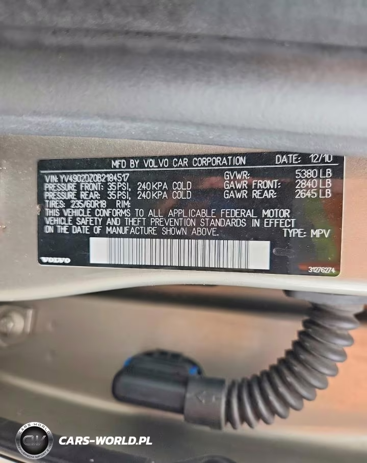 2011 Volvo Xc60 T6 VIN:YV4902DZ0B2184517 - 12