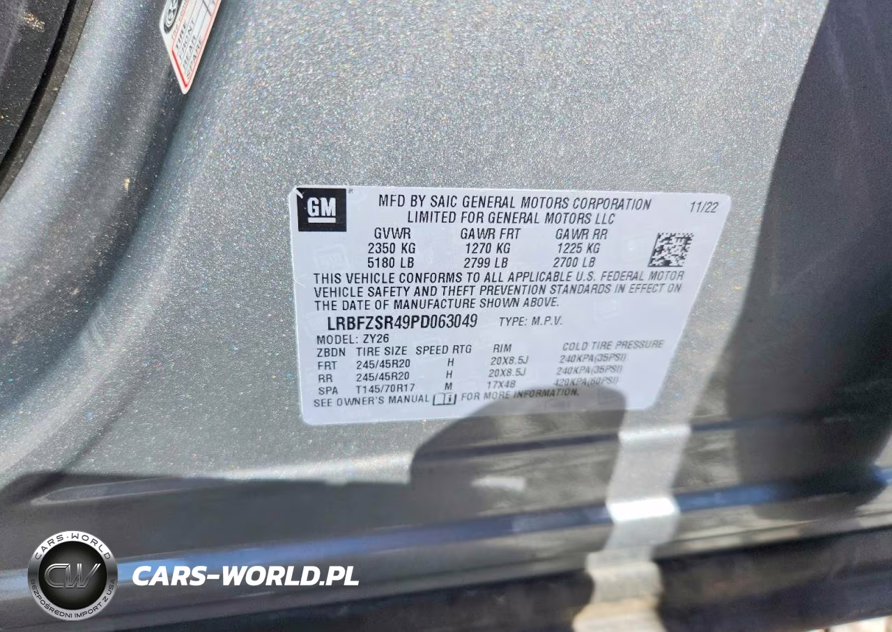2023 Buick Envision Avenir VIN:LRBFZSR49PD063049 - 12