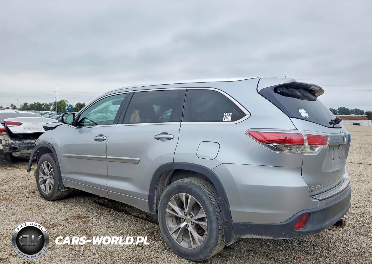 2014 Toyota Highlander Xle VIN:5TDKKRFHXES011581 - 2