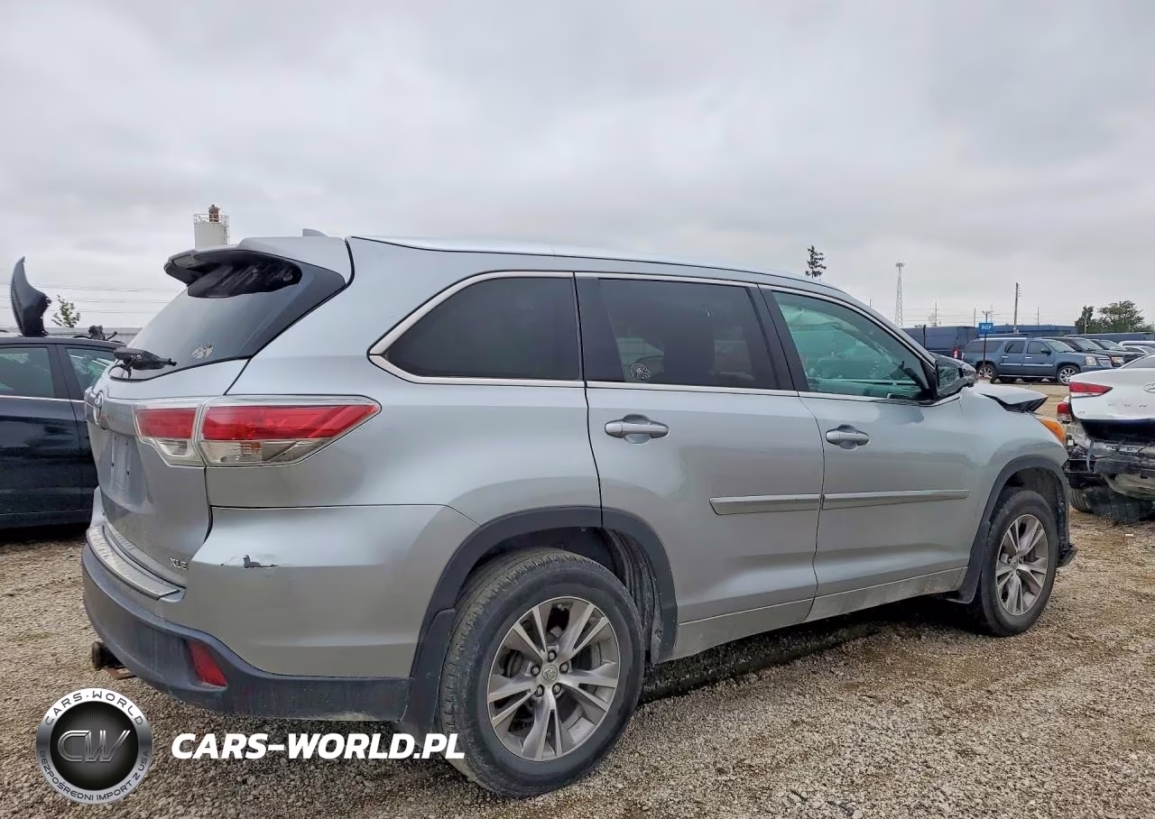 2014 Toyota Highlander Xle VIN:5TDKKRFHXES011581 - 3
