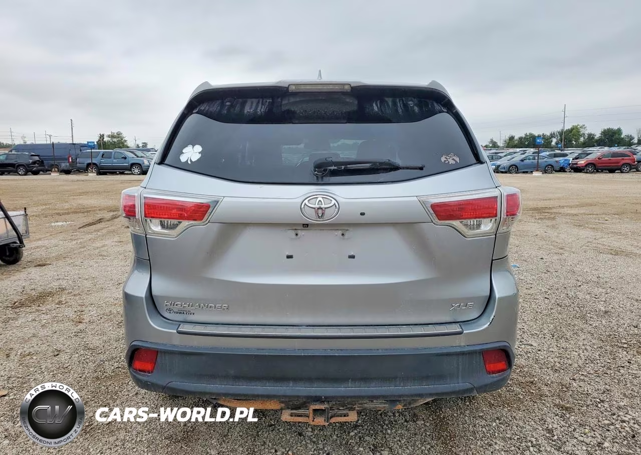 2014 Toyota Highlander Xle VIN:5TDKKRFHXES011581 - 6