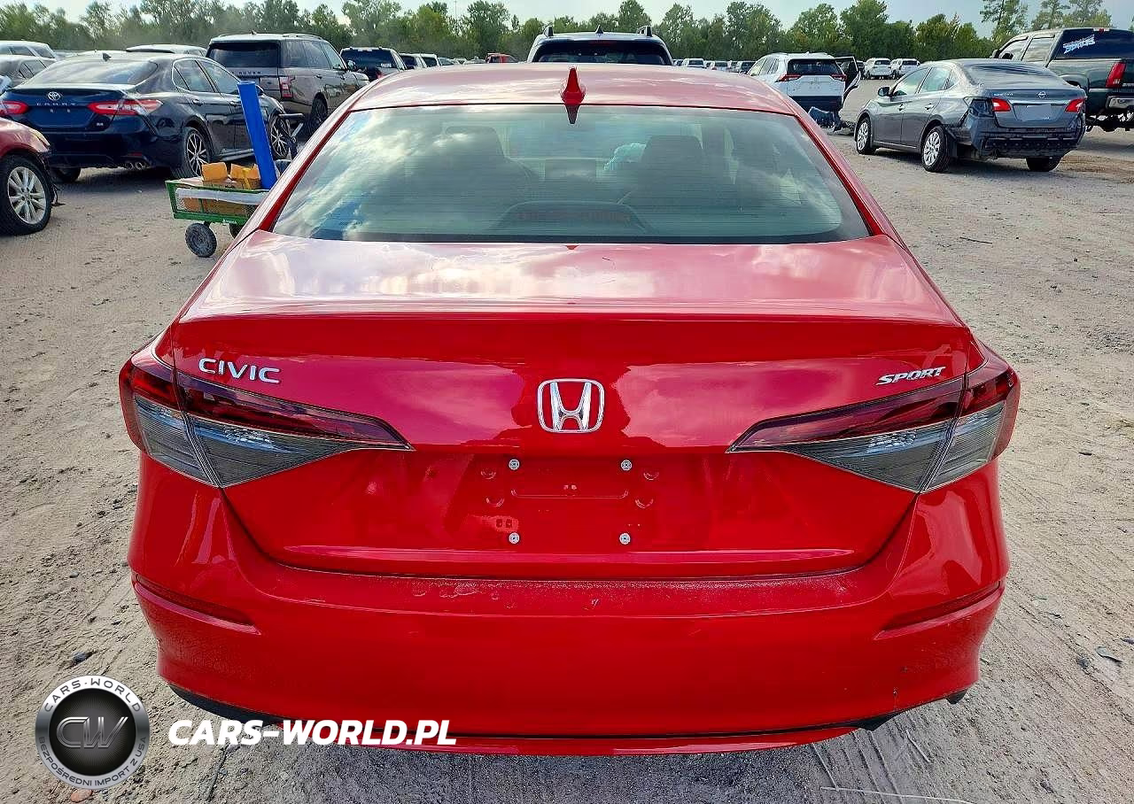 2025 Honda Civic Sport VIN:2HGFE2F54SH579424 - 6