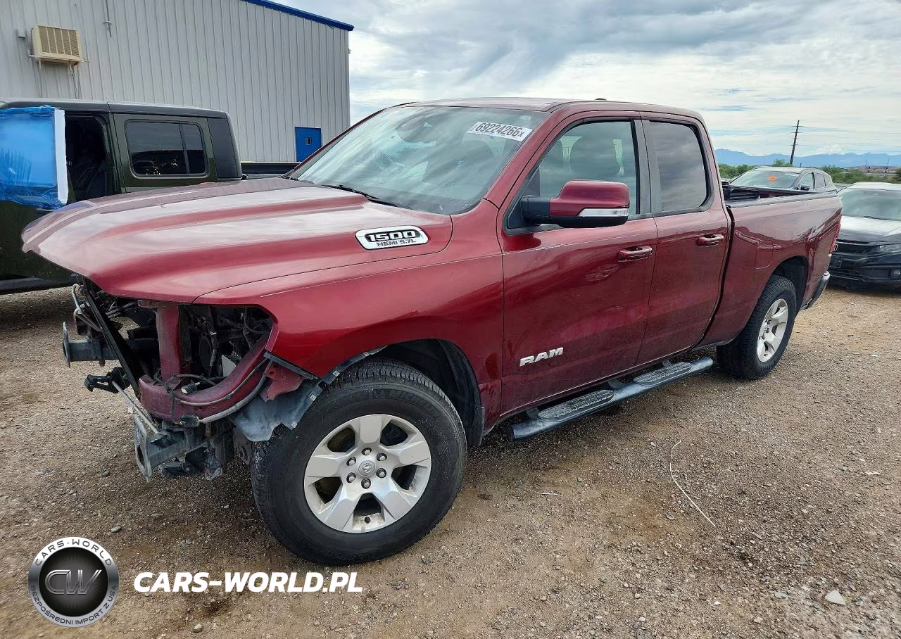 2019 Ram 1500 Big Horn-Lone Star VIN:1C6RREBTXKN519524 - 1