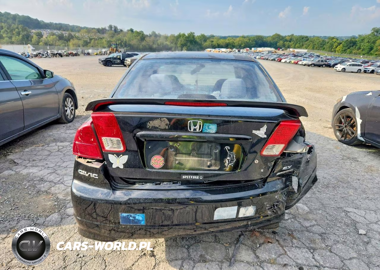 2005 Honda Civic Ex VIN:2HGES26785H612774 - 6