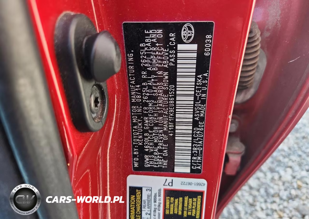 2014 Toyota Camry Se VIN:4T1BF1FK9EU861520 - 13