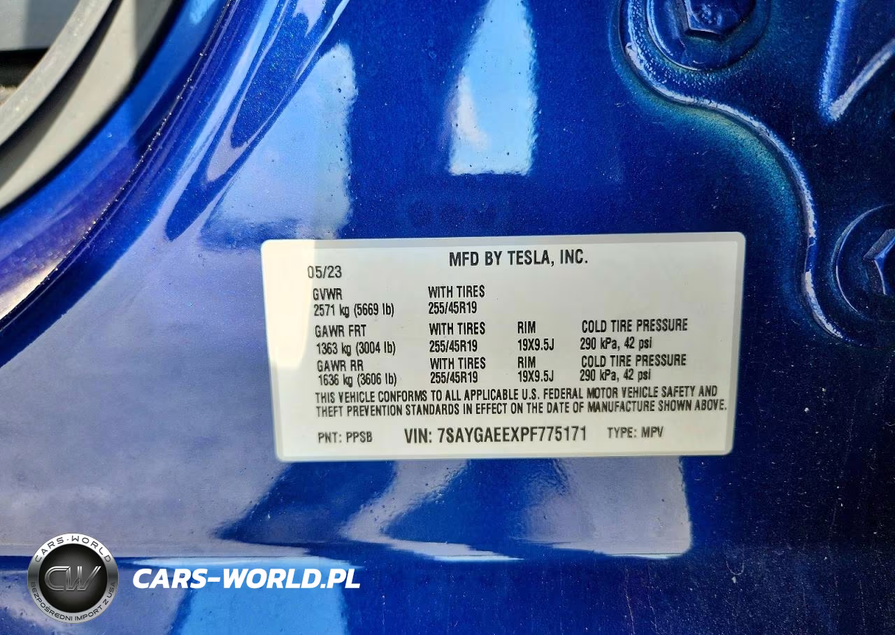 2023 Tesla Model Y VIN:7SAYGAEEXPF775171 - 13