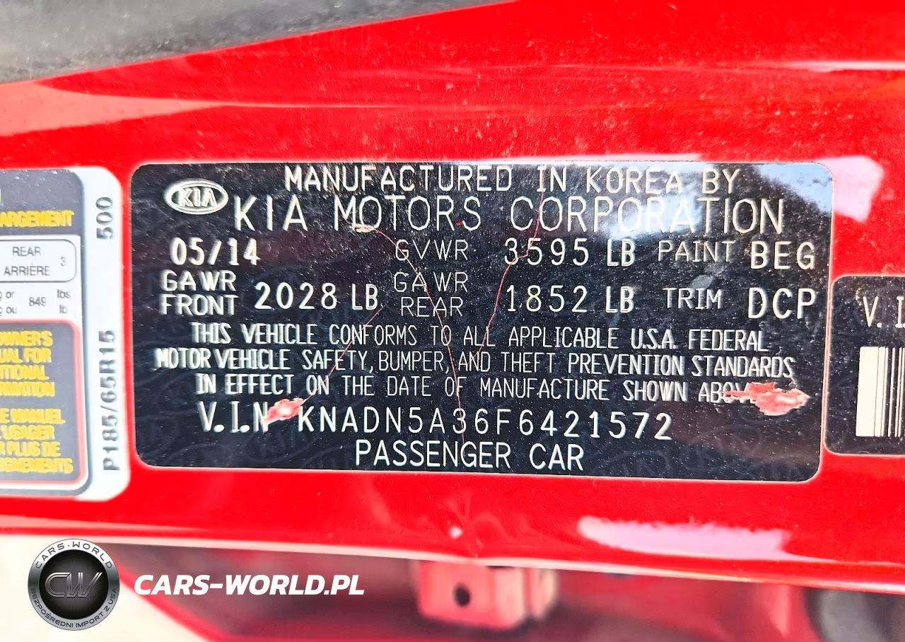 2015 Kia Rio 5-Door Ex VIN:KNADN5A36F6421572 - 12