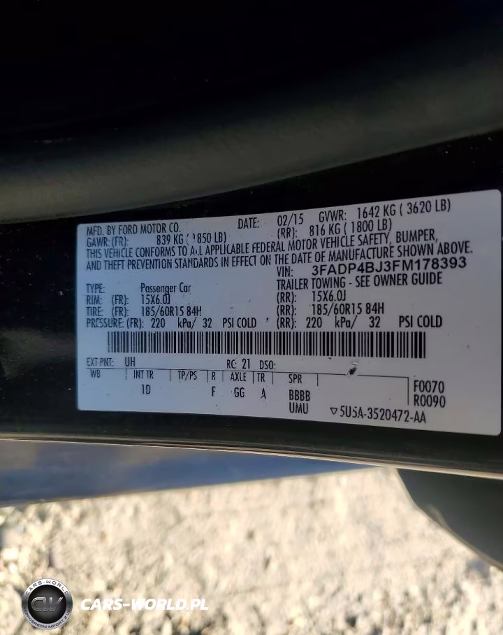2015 Ford Fiesta Se VIN:3FADP4BJ3FM178393 - 12