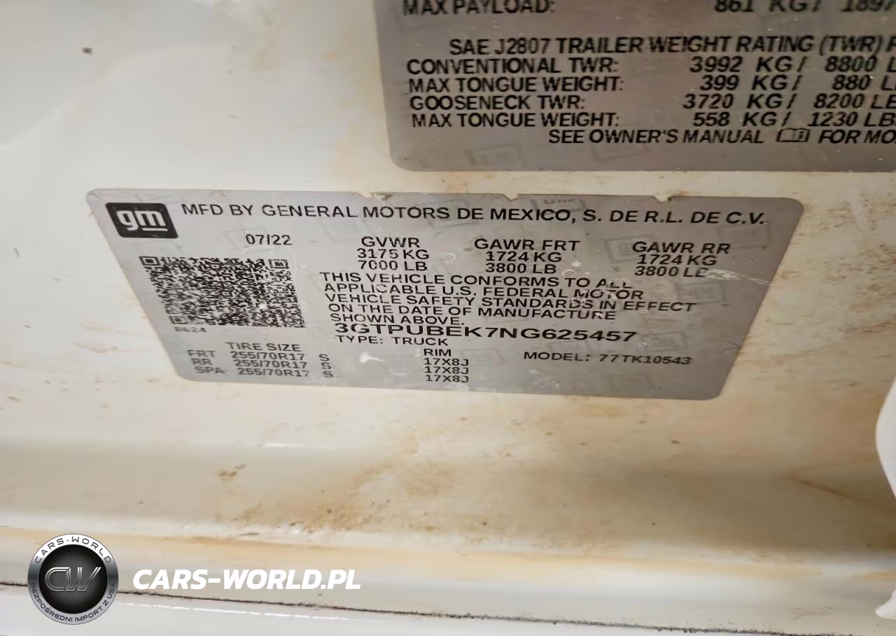 2022 GMC Sierra K1500 Sle VIN:3GTPUBEK7NG625457 - 13