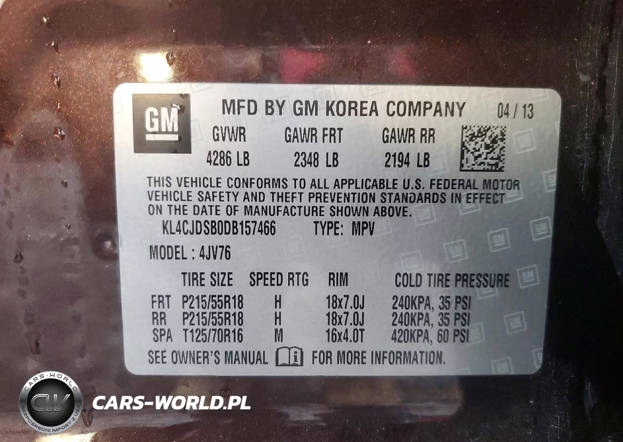 2013 Buick Encore Premium VIN:KL4CJDSB0DB157466 - 13