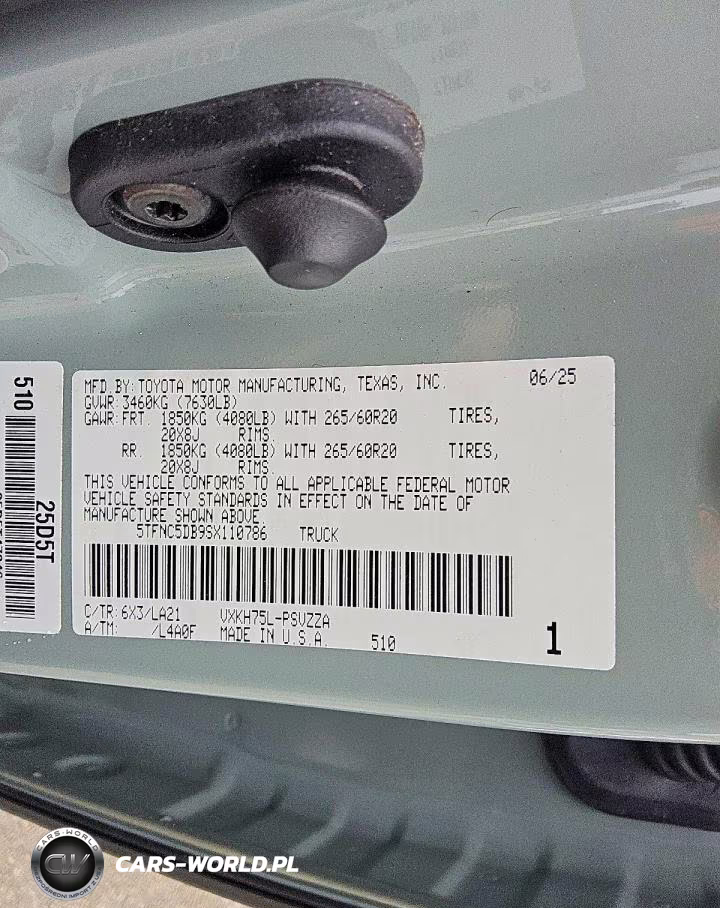 2025 Toyota Tundra Platinum Hv VIN:5TFNC5DB9SX110786 - 12