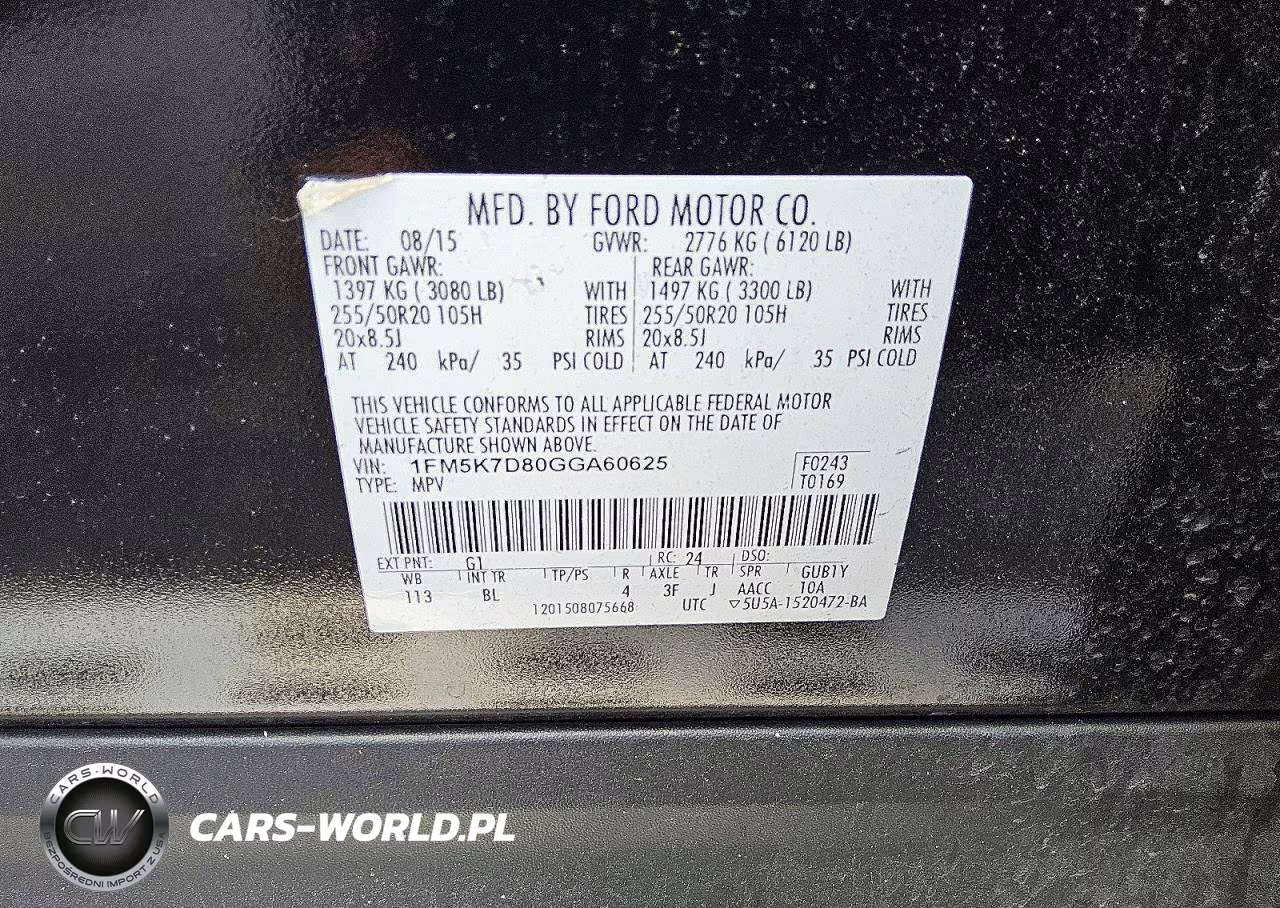 2016 Ford Explorer Xlt VIN:1FM5K7D80GGA60625 - 12