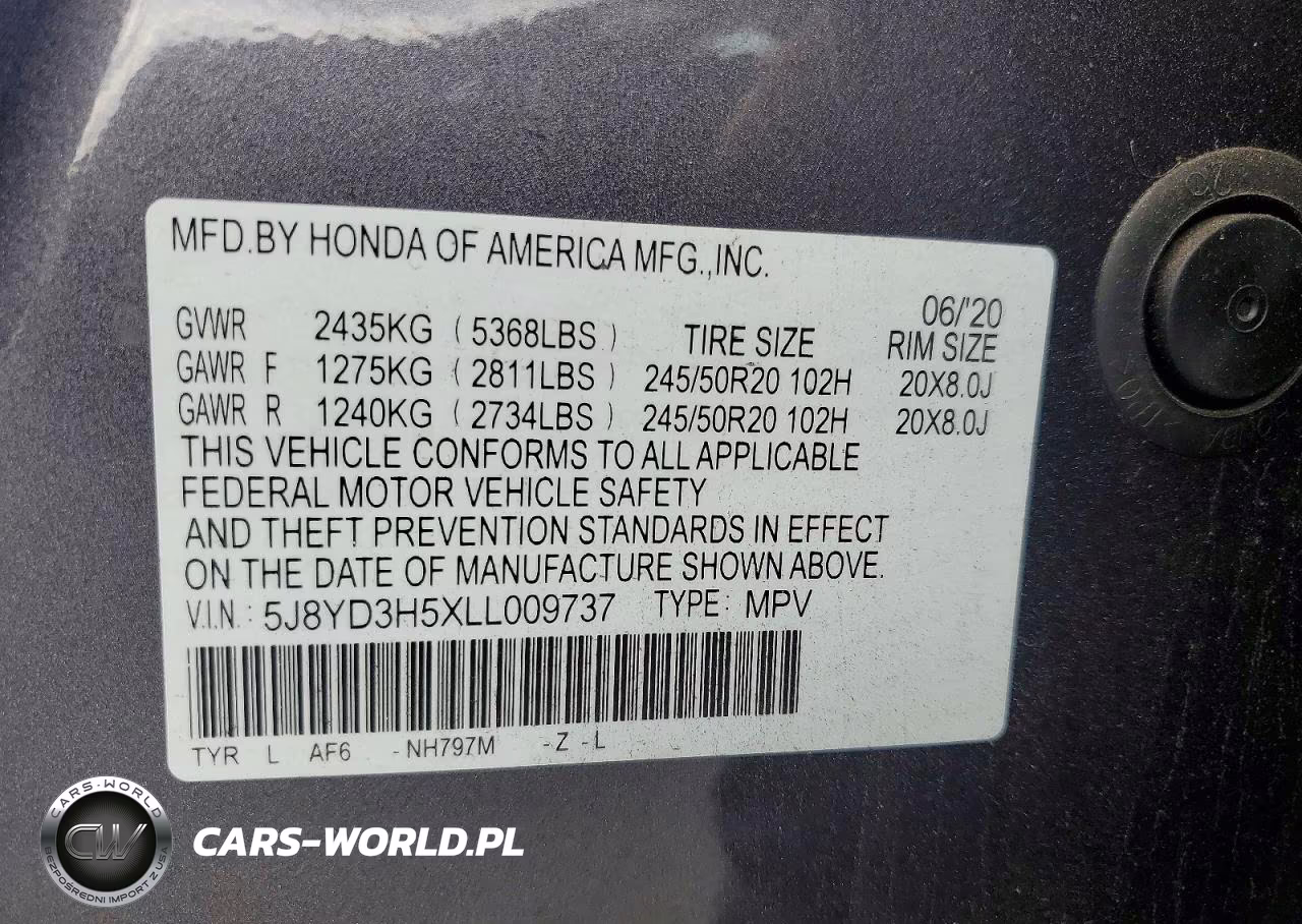 2020 Acura Mdx Technology VIN:5J8YD3H5XLL009737 - 12