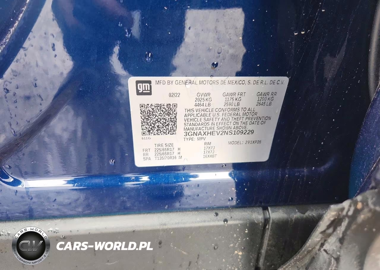 2022 Chevrolet Equinox Ls VIN:3GNAXHEV2NS109229 - 13