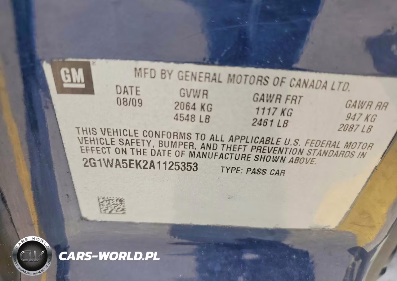 2010 Chevrolet Impala Ls VIN:2G1WA5EK2A1125353 - 12
