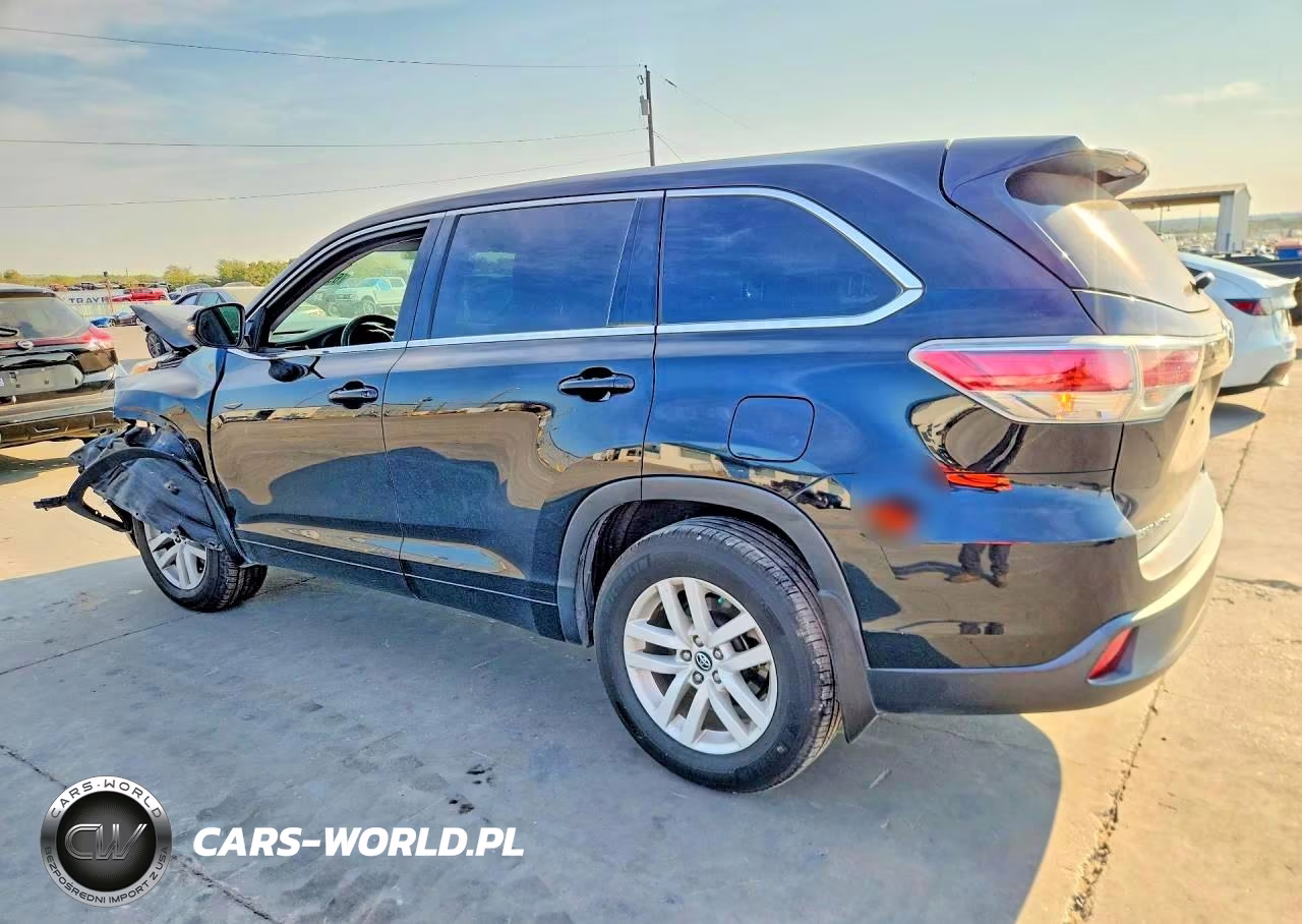2016 Toyota Highlander Le VIN:5TDBKRFHXGS337769 - 2