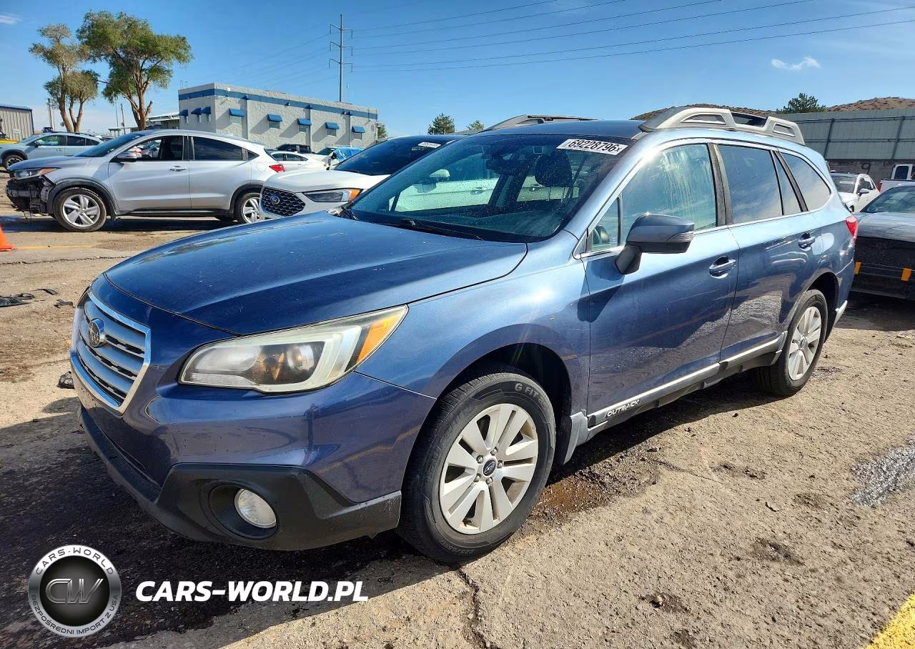 2017 Subaru Outback 2.5I Premium VIN:4S4BSAHC6H3325751 - 1