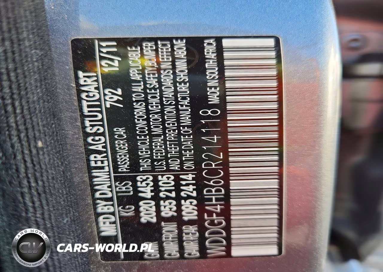 2012 Mercedes-Benz C 250 VIN:WDDGF4HB6CR214118 - 13