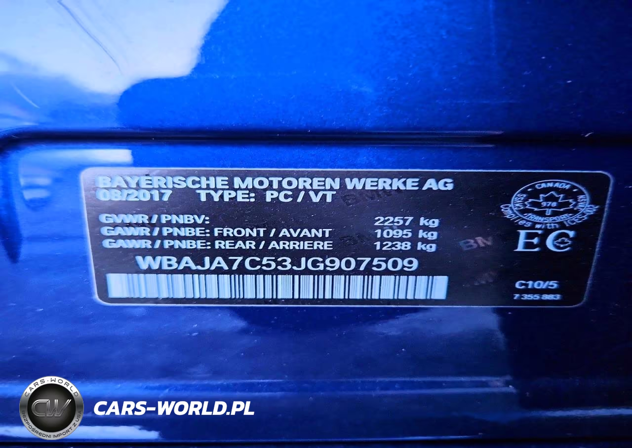2018 BMW 530 Xi VIN:WBAJA7C53JG907509 - 12