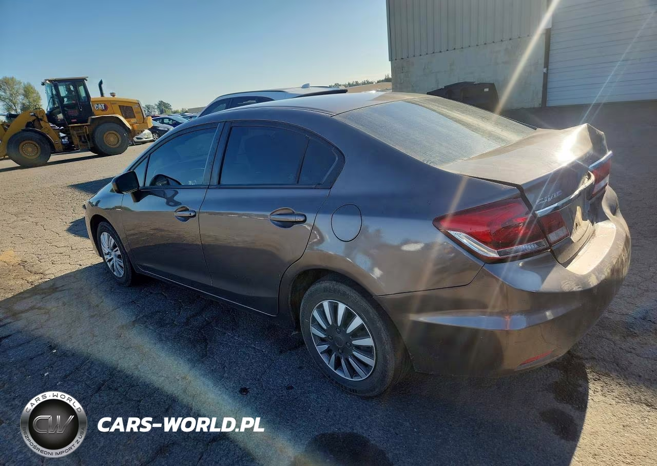 2014 Honda Civic Lx VIN:2HGFB2F53EH507384 - 2