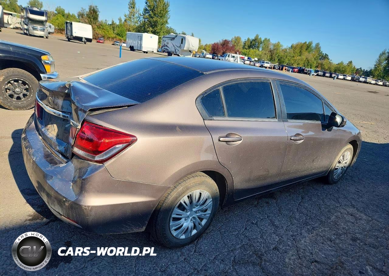 2014 Honda Civic Lx VIN:2HGFB2F53EH507384 - 3