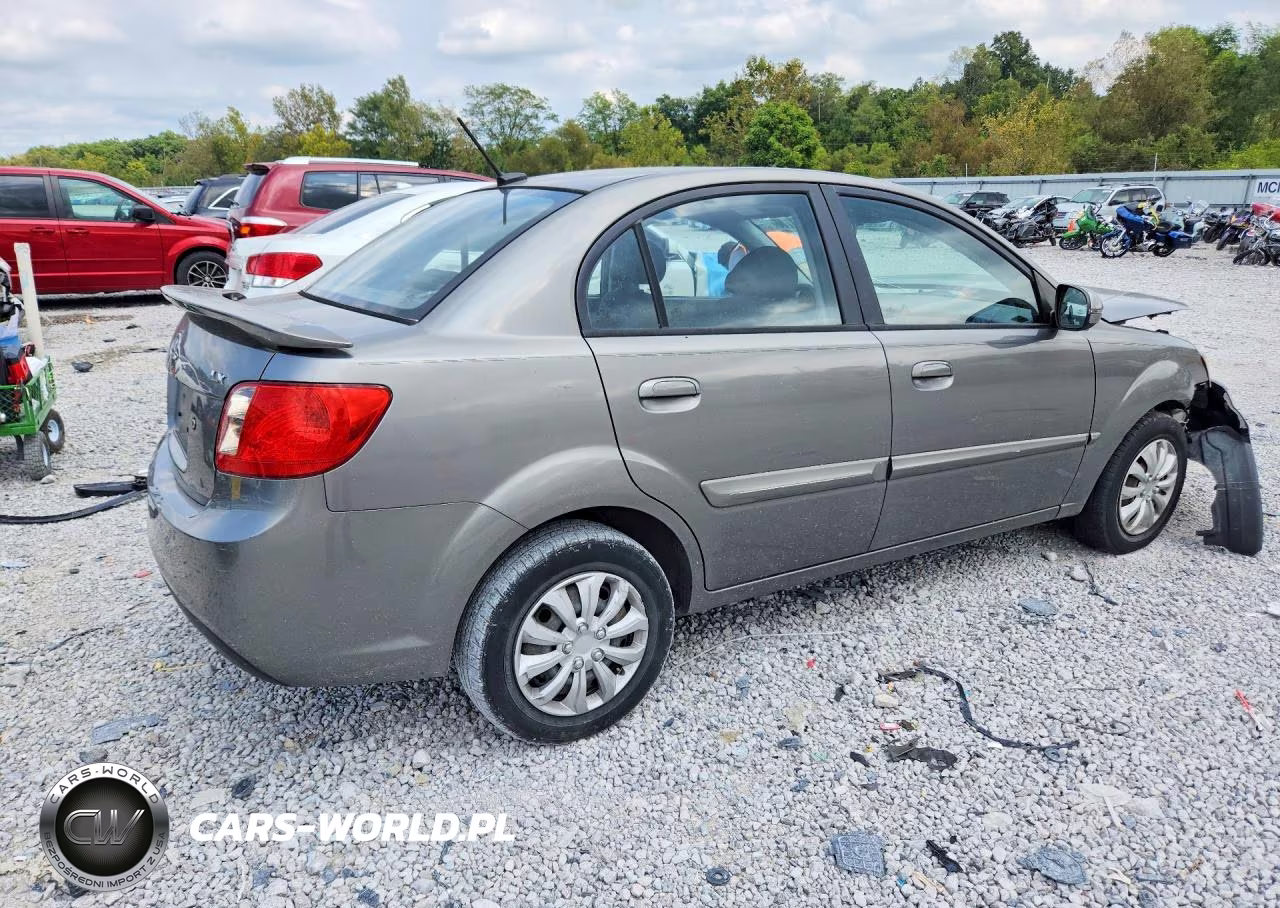 2011 Kia Rio Lx VIN:KNADH4A36B6930301 - 3