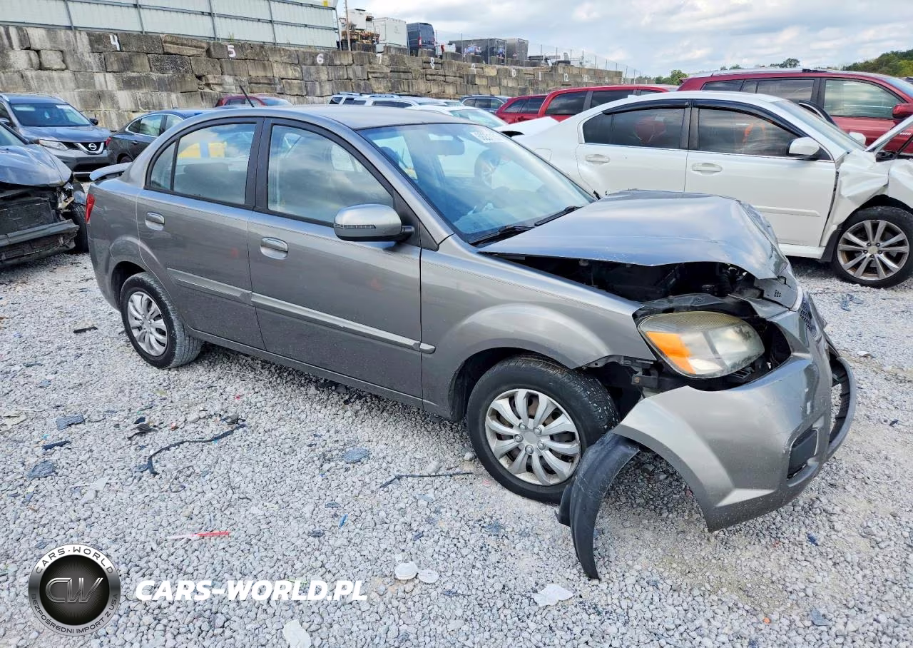 2011 Kia Rio Lx VIN:KNADH4A36B6930301 - 4