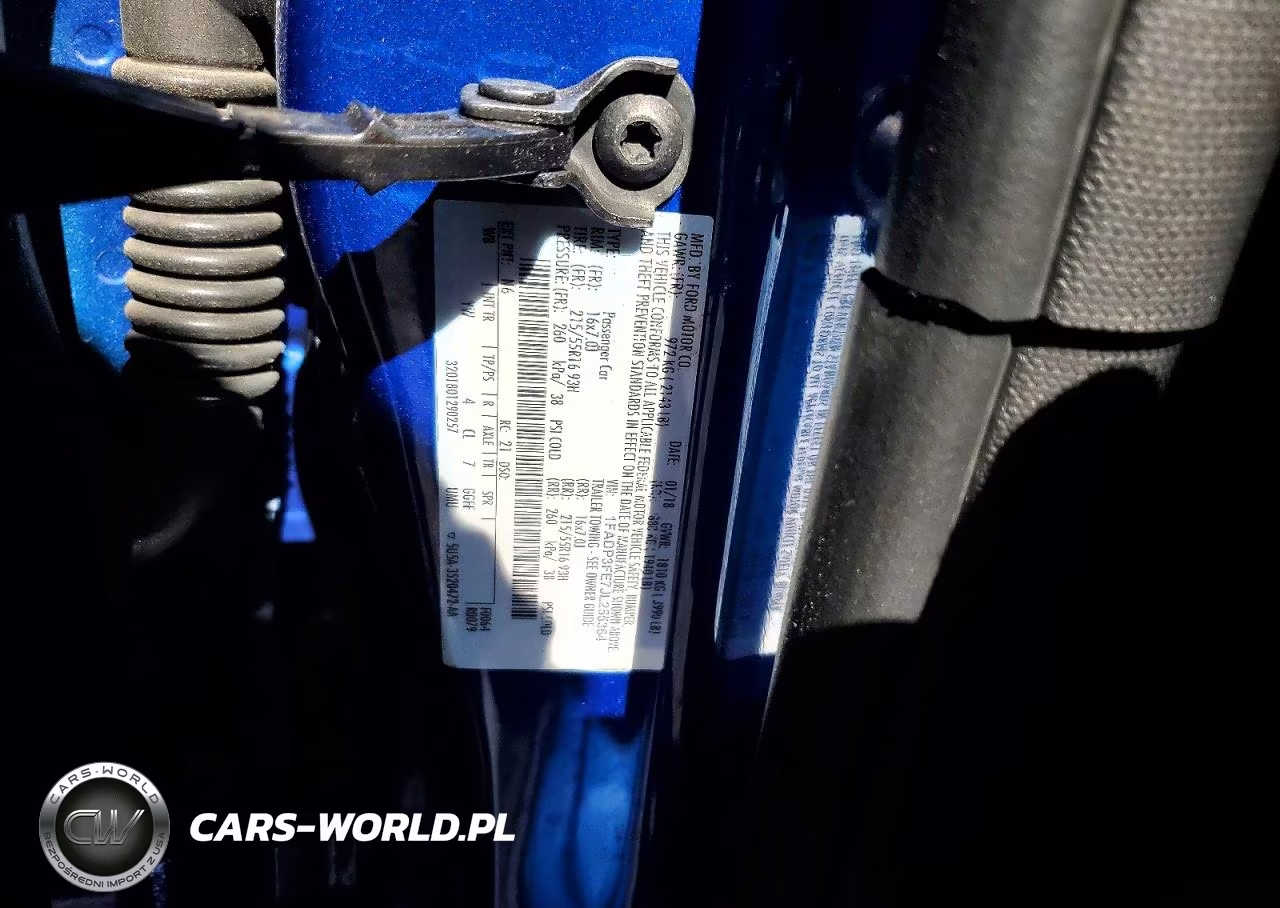 2018 Ford Focus Se VIN:1FADP3FE7JL255364 - 12