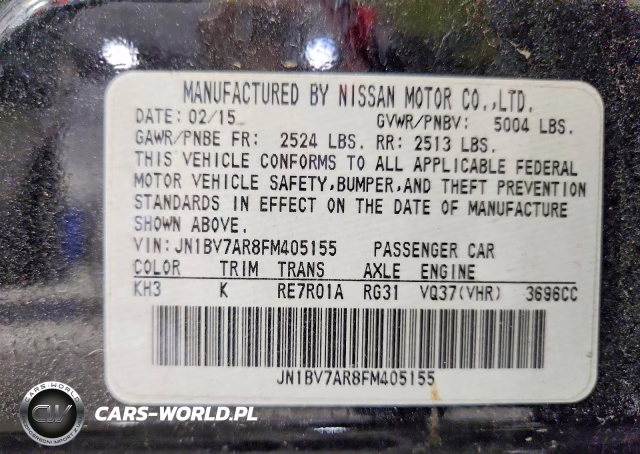2015 Infiniti Q50 Premium VIN:JN1BV7AR8FM405155 - 12
