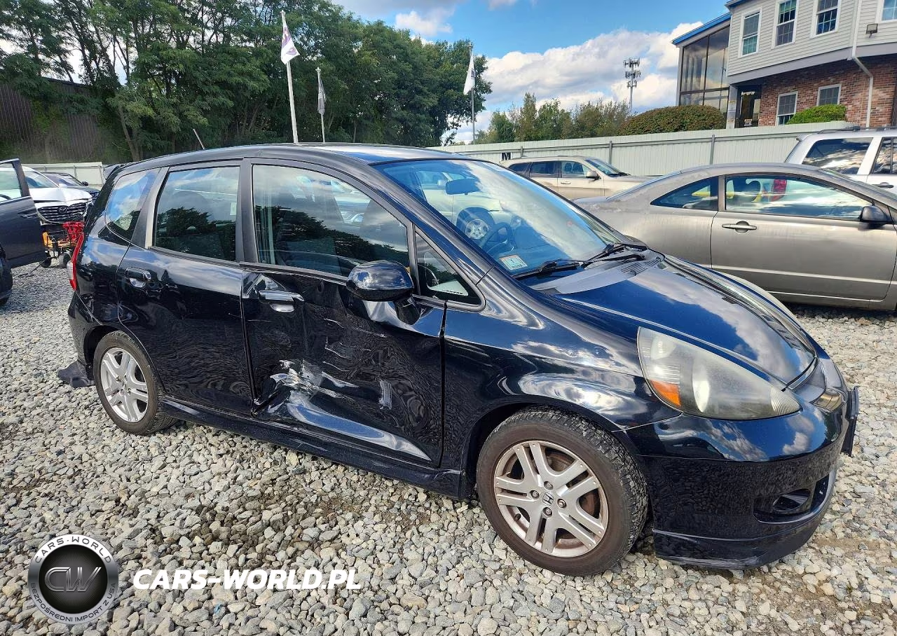 2007 Honda Fit S VIN:JHMGD376X7S059858 - 4