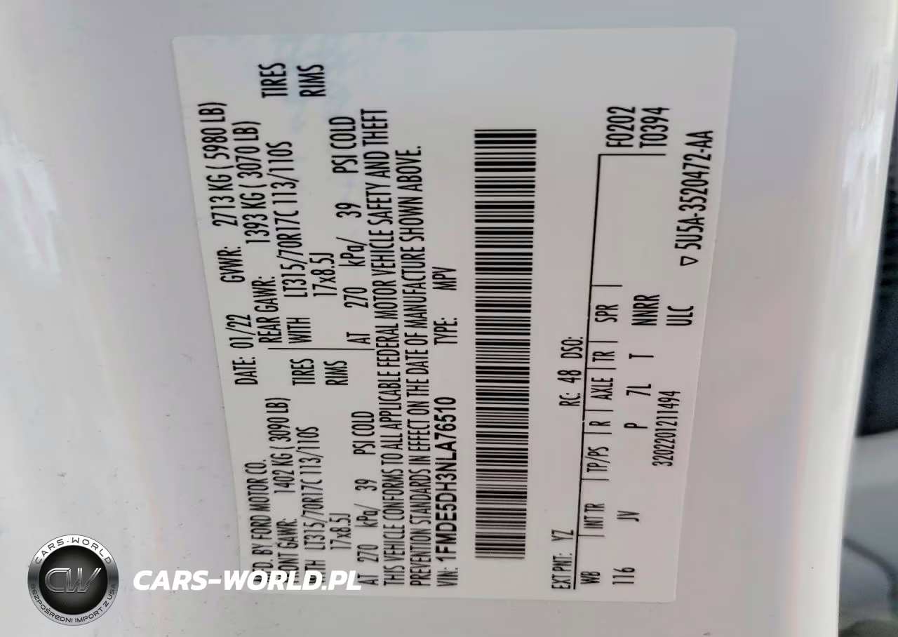 2022 Ford Bronco Base VIN:1FMDE5DH3NLA76510 - 13