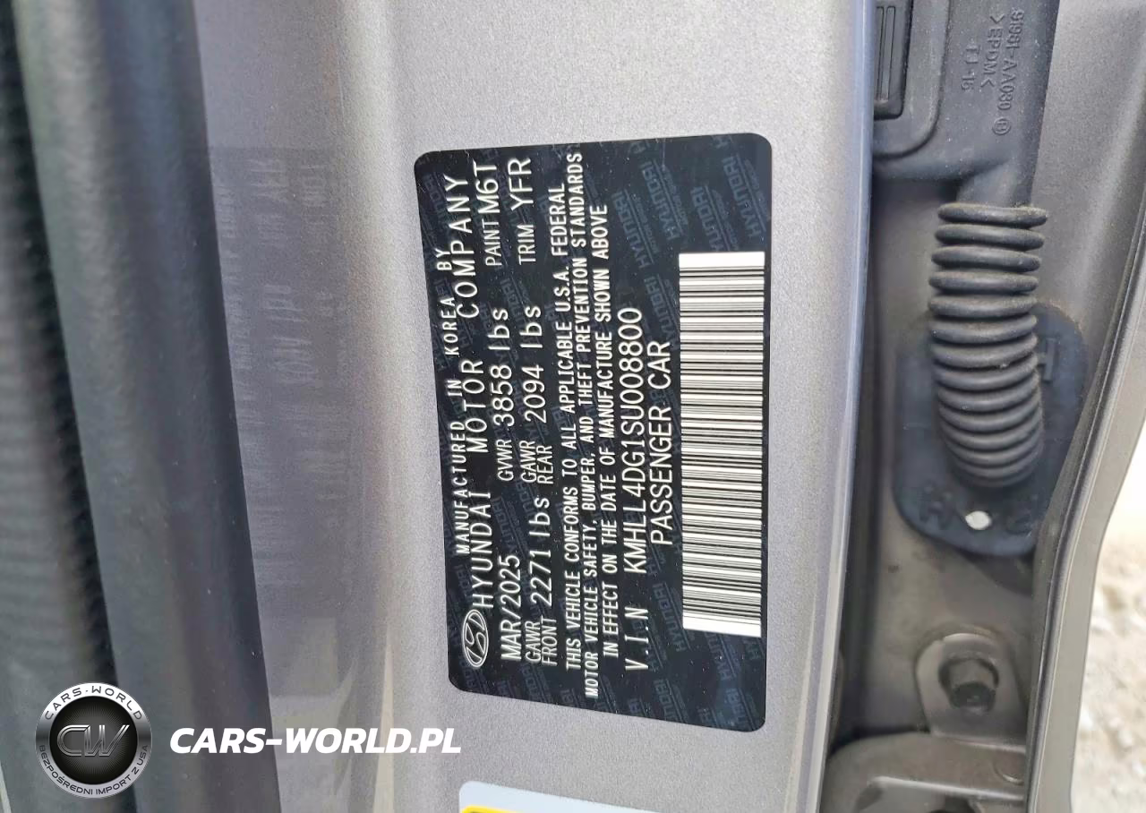 2025 Hyundai Elantra Se VIN:KMHLL4DG1SU008800 - 12