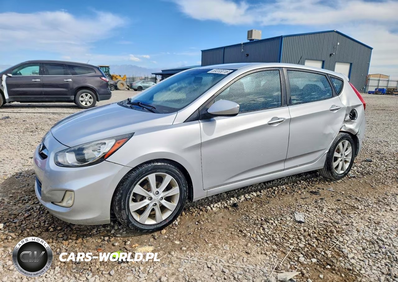 2012 Hyundai Accent Se VIN:KMHCU5AE2CU017688 - 1
