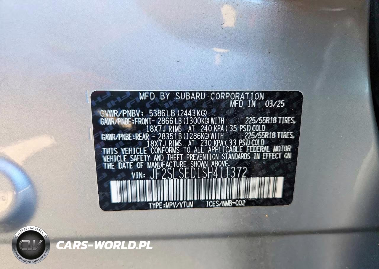 2025 Subaru Forester Premium VIN:JF2SLSED1SH411372 - 13