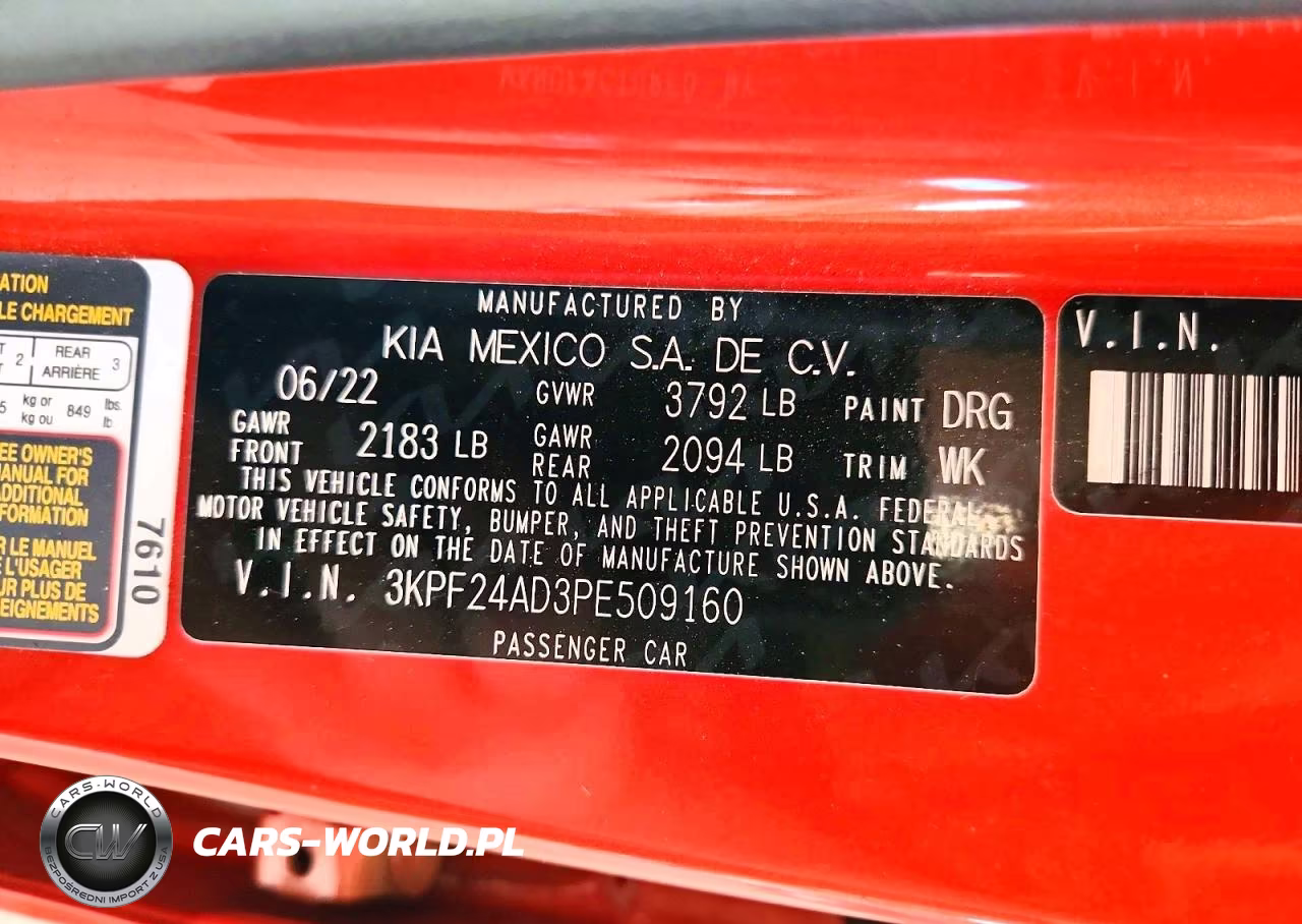 2023 Kia Forte Lxs VIN:3KPF24AD3PE509160 - 12