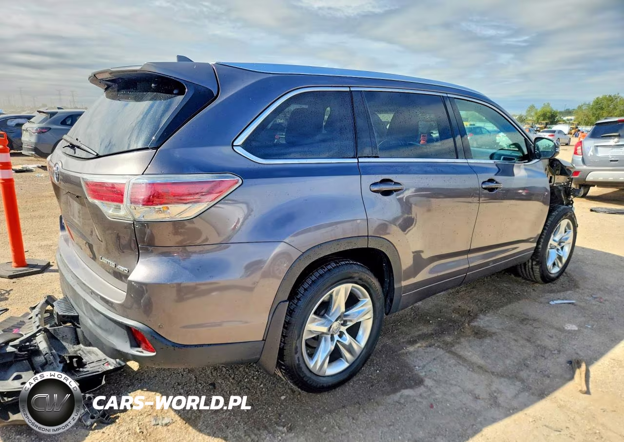 2015 Toyota Highlander Limited VIN:5TDDKRFH7FS166079 - 3